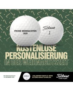 Weihnachtsaktion Bälle inkl. gratis Personalisierung ab 1 Dutzend
