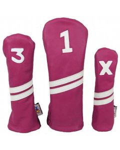 Leder Headcover Pink