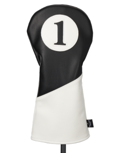 Vintage Headcover, White-Black