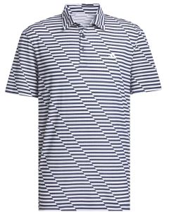 Ultimate 365 Mesh Print Polo, Navy-Weiss