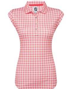 Cap Sleeve Gingham Print