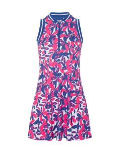 Sleeveless Floral Printed Zip Dress, Damen