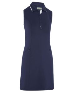 Solides ärmelloses Golfkleid