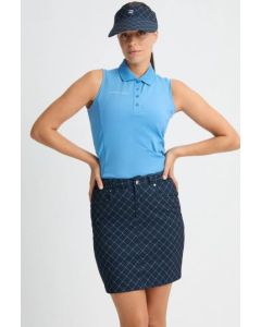 Chie Comfort Skort, Micro R Check Navy