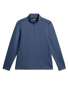 Vinnie Quarter Zip Mid Layer, Vintage Indigo