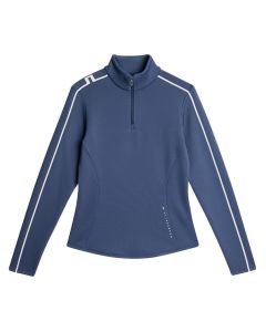 Nefe Quarter Zip Mid Layer, Vintage Indigo