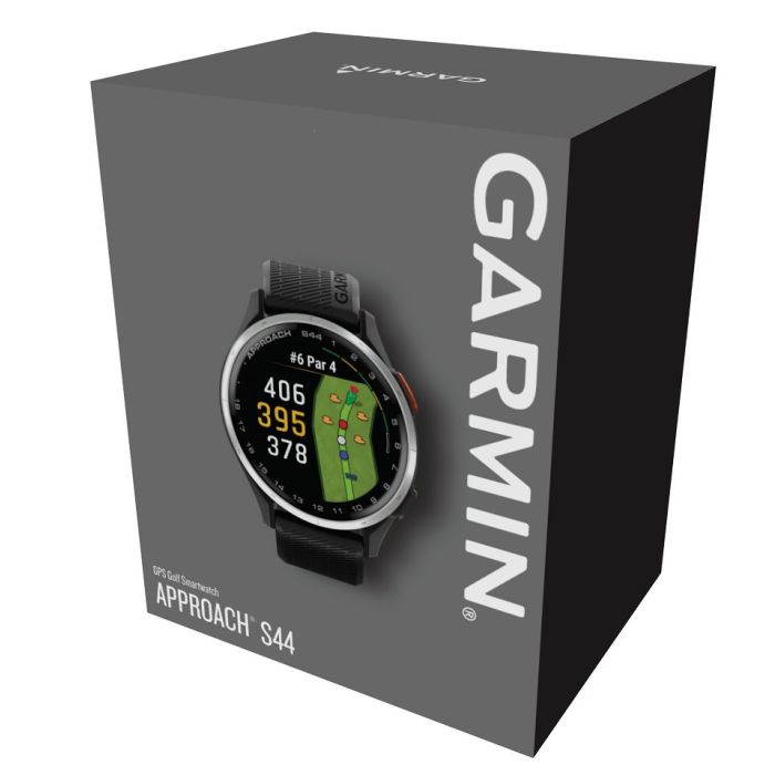 Garmin Approach® S44, Schwarz/Silber Aluminium