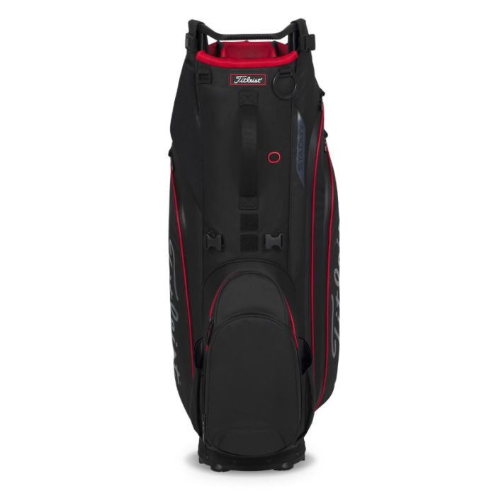 Titleist STADRY14分割カートバッグ 黒/赤 Titleist Hybrid 14 Stadry Standbag